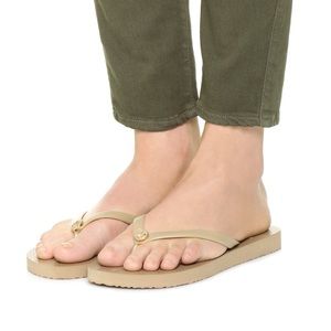 Tory Burch Tan Thin Flip Flop Size 7